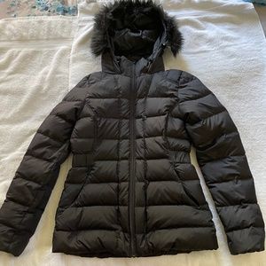 NORTH FACE COAT - black, size small, women’s